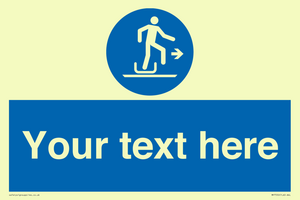 Custom Alighting from a toboggan to the right